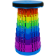 Scaun rotund portabil, retractabil, extensibil, pentru camping sau pescuit, 25.5 CM